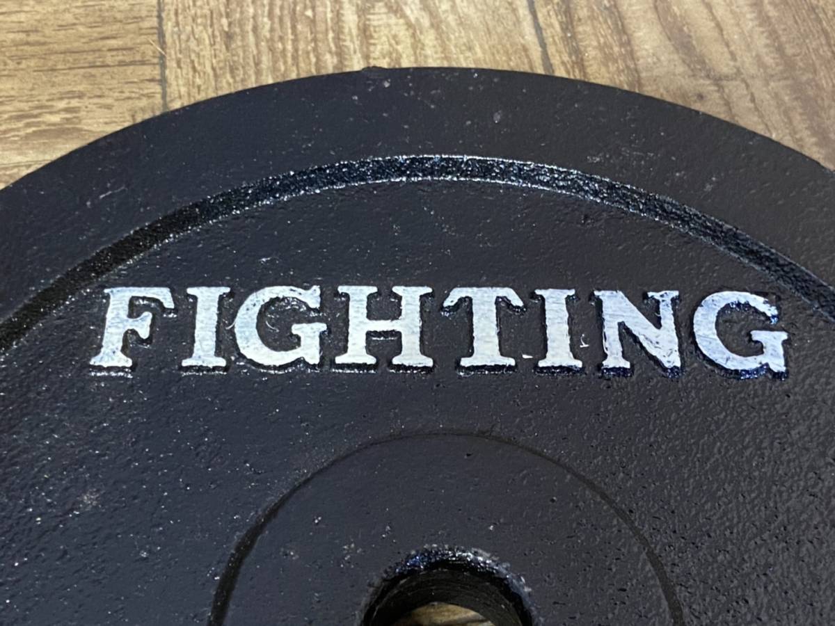 FIGHTING ROAD ファイティングロード バーベルプレート 10Kg×2 計20Kg 穴径28mm 「12457」_画像6