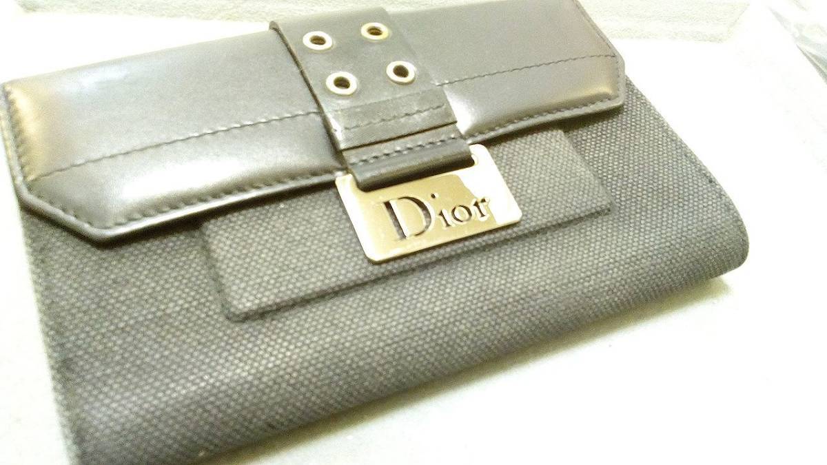 安いそれに目立つ ☆送料無料即決☆Dior(ディオール) ブラックグレー