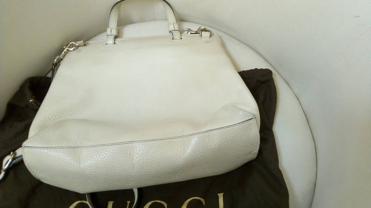 ☆即決☆GUCCI(グッチ)バンブー レザー デイリーミディアム 2way
