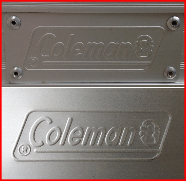 ③ 廃盤 状態良好 COLEMAN/コールマン 170-5564 折りたたみアルミピクニックテーブルチェアセット 4人用 本州限定送料無料_画像3