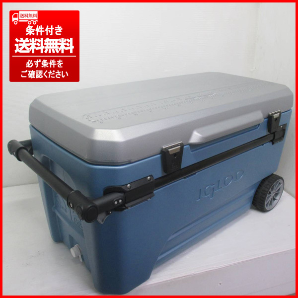 状態良好 アメリカ製 IGLOO/イグルー MAX COLD 110QT/104L キャスター