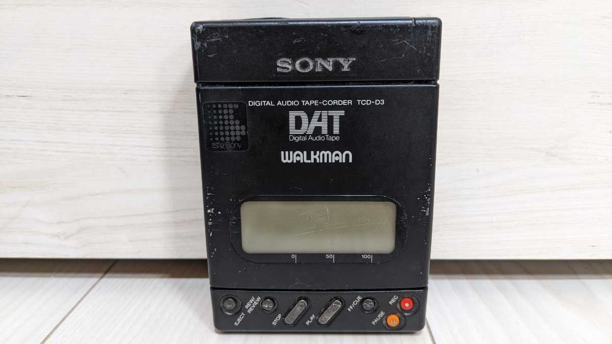 注目ブランド SONY ジャンク　動作未確認 ウォークマン WALKMAN DAT TCD-D3 ソニー DAT機器