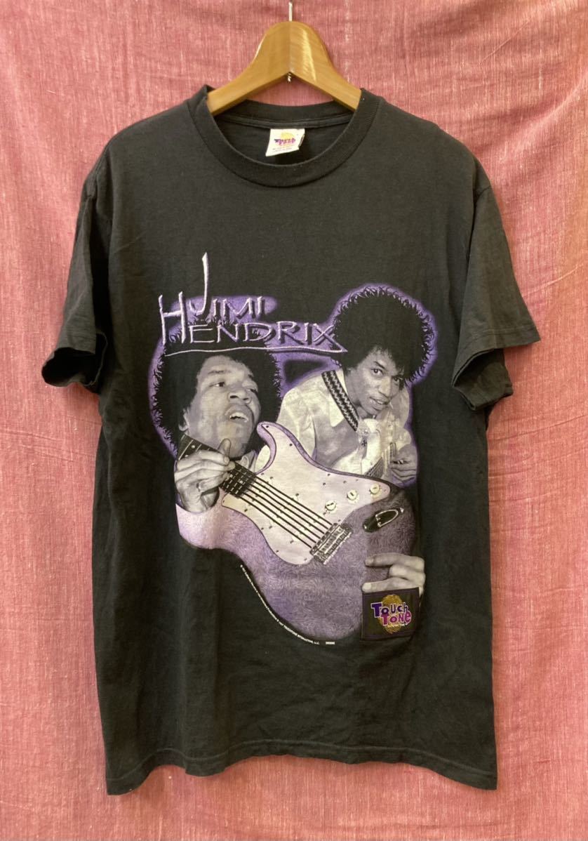 ヴィンテージ 90s ジミヘンドリックス Jimi Hendrix サイケデリック ブルース ロック バンド ツアー ラップ ウッドストック Tシャツ