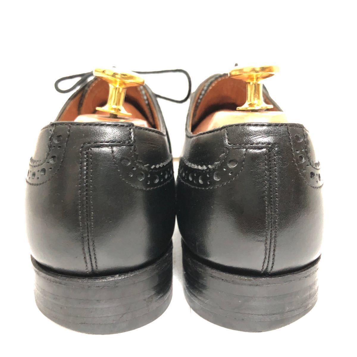 ユニオンインペリアル（UNION IMPERIAL）US6.5 ストレート黒  革靴 ビジネス　就活　リクルート　冠婚葬祭　通勤