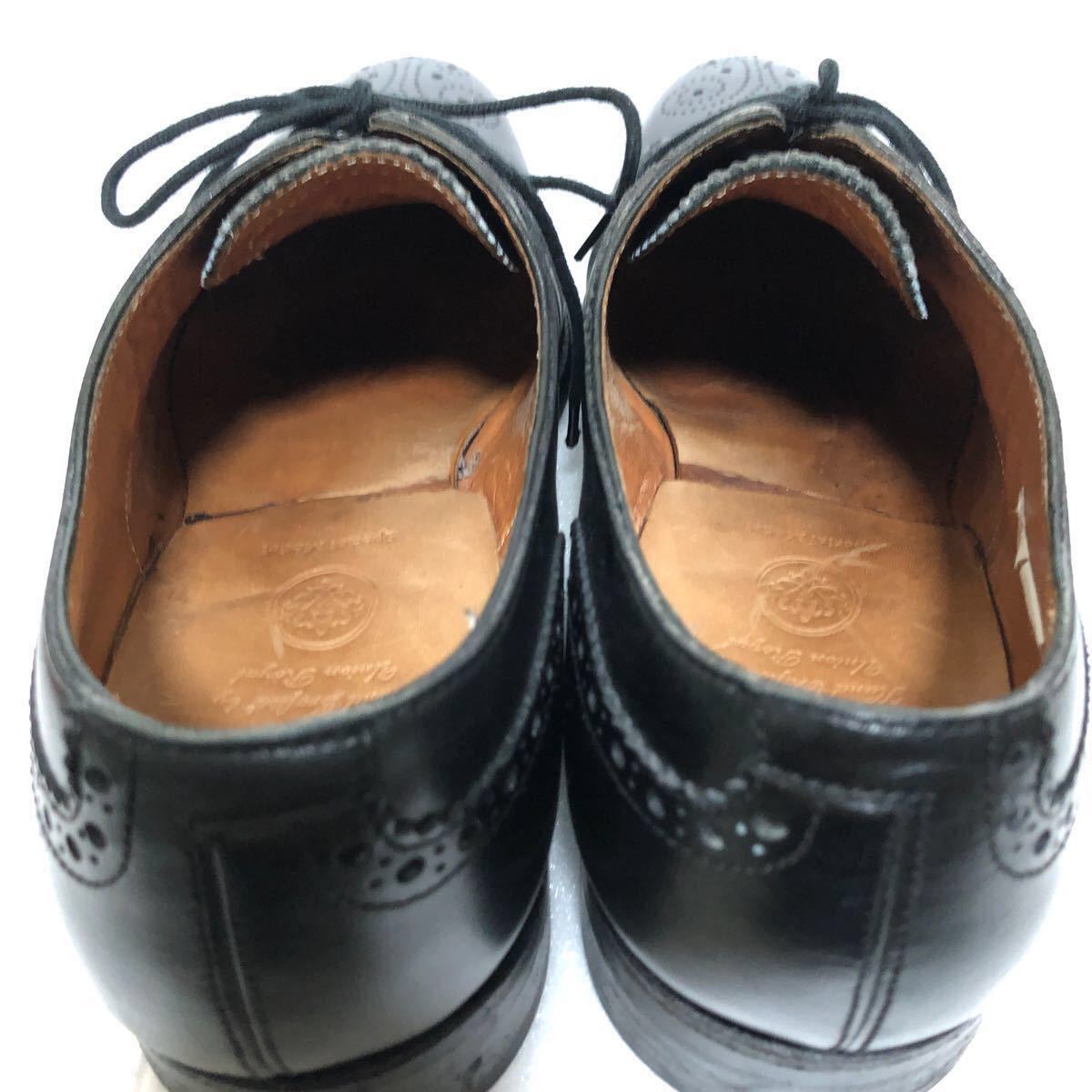 ユニオンインペリアル（UNION IMPERIAL）US6.5 ストレート黒  革靴 ビジネス　就活　リクルート　冠婚葬祭　通勤