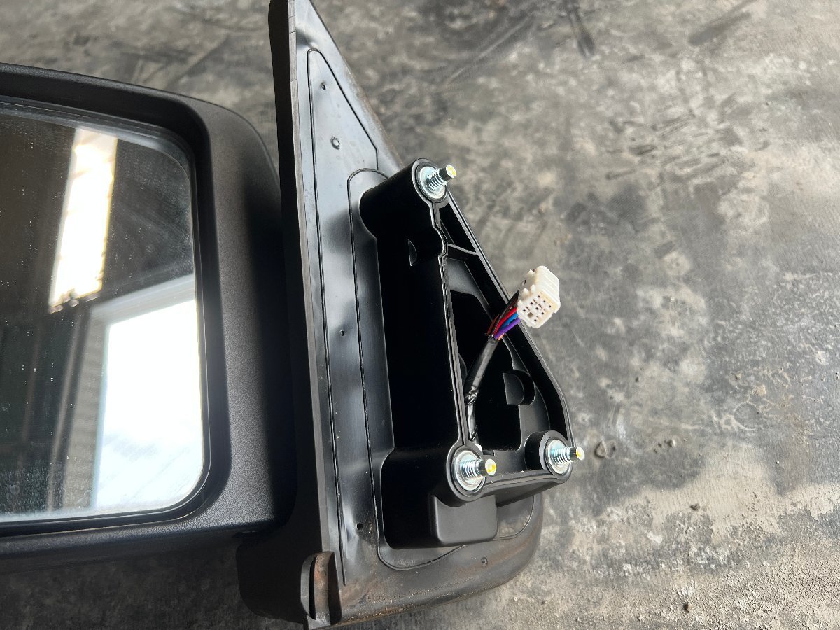 * Suzuki Jimny left door mirror passenger's seat side JB23W 8 pin 84702-61L94 ZVD/ khaki automatic defect other operation OK