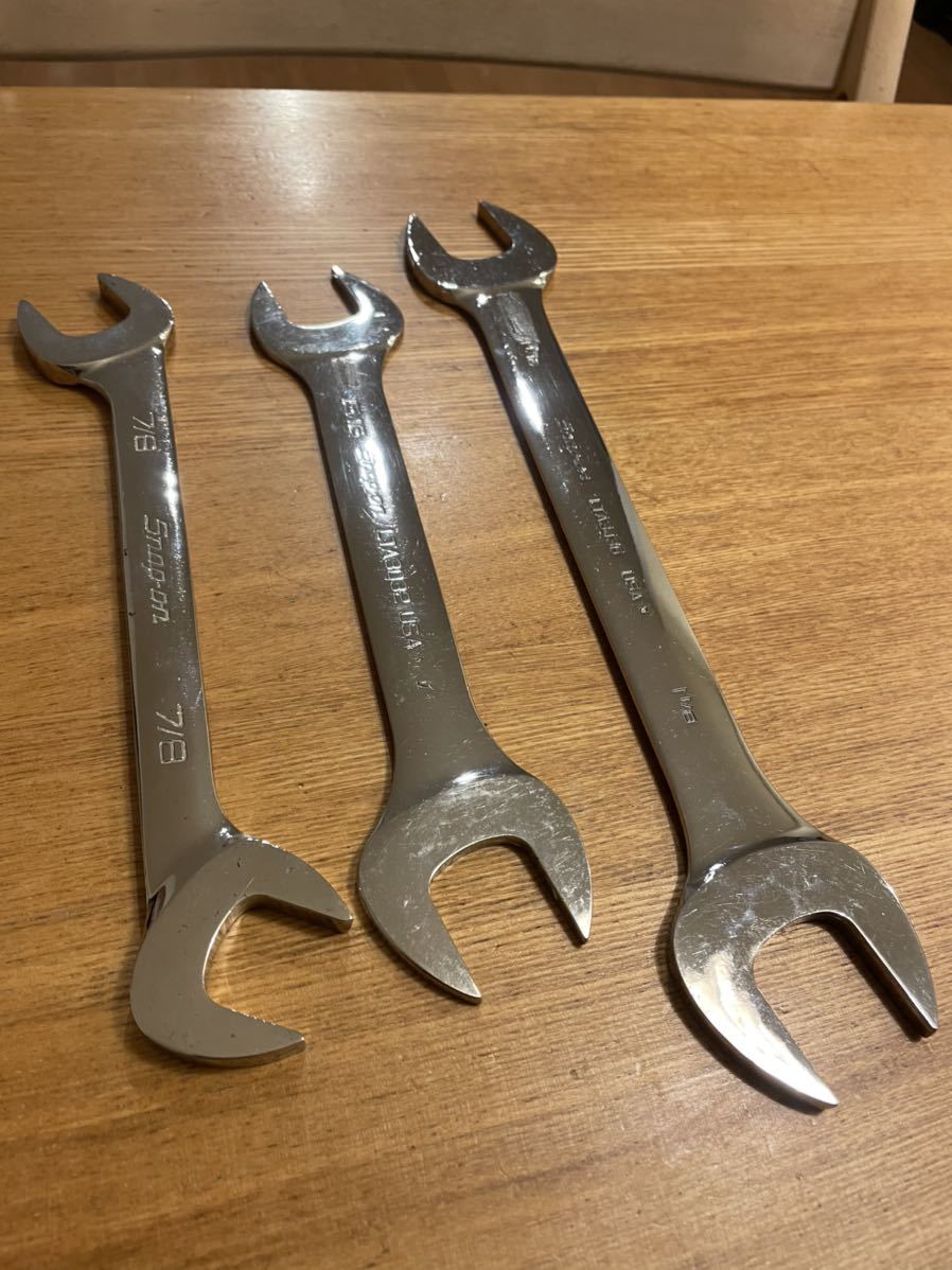 スナップオン snap-on 両口スパナ アングルスパナ インチサイズ 3 【公式通販】 snap-on インチ 7本セット アングルスパナ 工具/メンテナンス