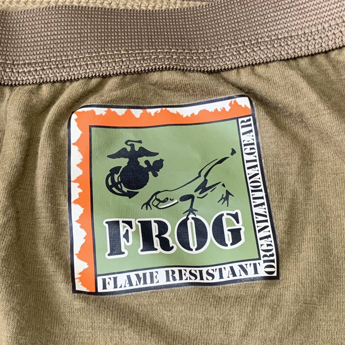 沖縄 米軍放出品 FROG ロングスパッツ パンツ トレーニング ランニング 筋トレ スポーツ (管理番号EF48)_画像3