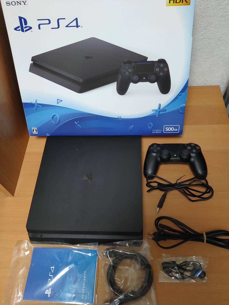 PS4 本体CUH2100A B01 Jet Black 500GB 初期化済み動作確認済み