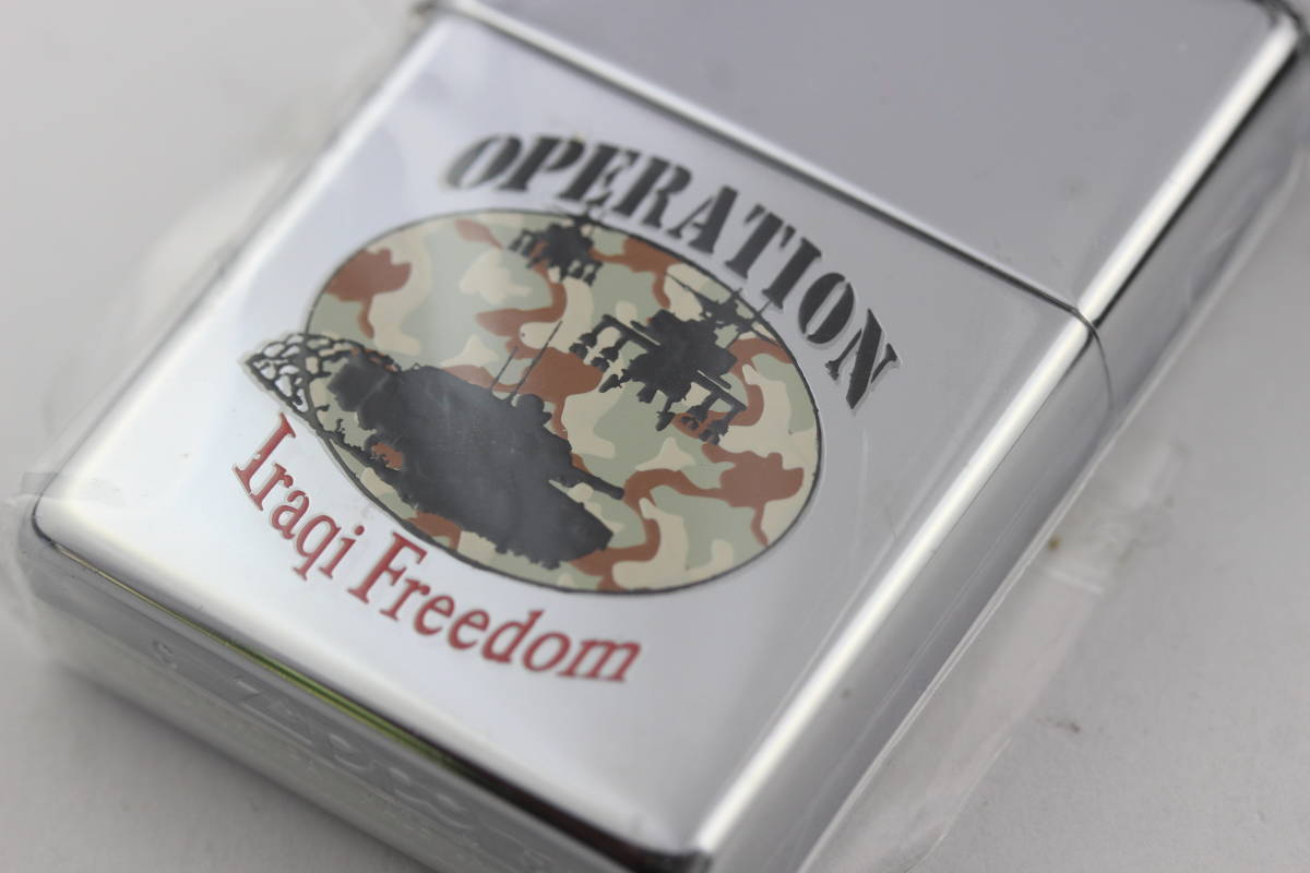 未使用品 Zippo OPERATION Iraqi Freedom ジッポー ライター　_画像2