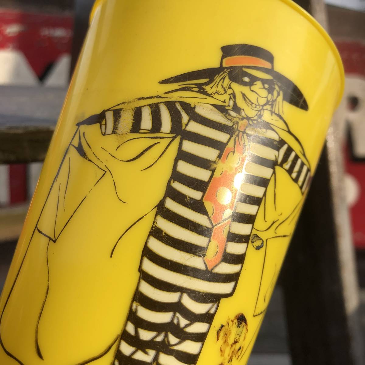  быстрое решение 1970s US McDonald's Hamburglar Vintage пластик cup 