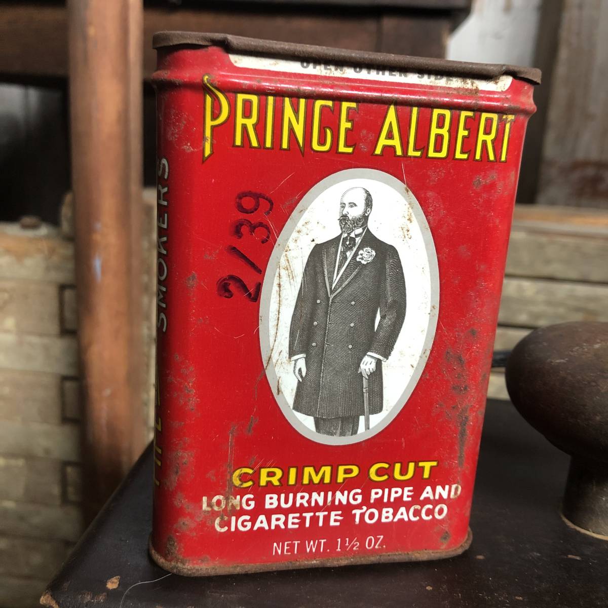 PRINCE ALBERT タバコ缶 パイプ シガレット ケース ヴィンテージ PRINCE ALBERT タバコ缶 パイプ シガレット ケース ヴィンテージ