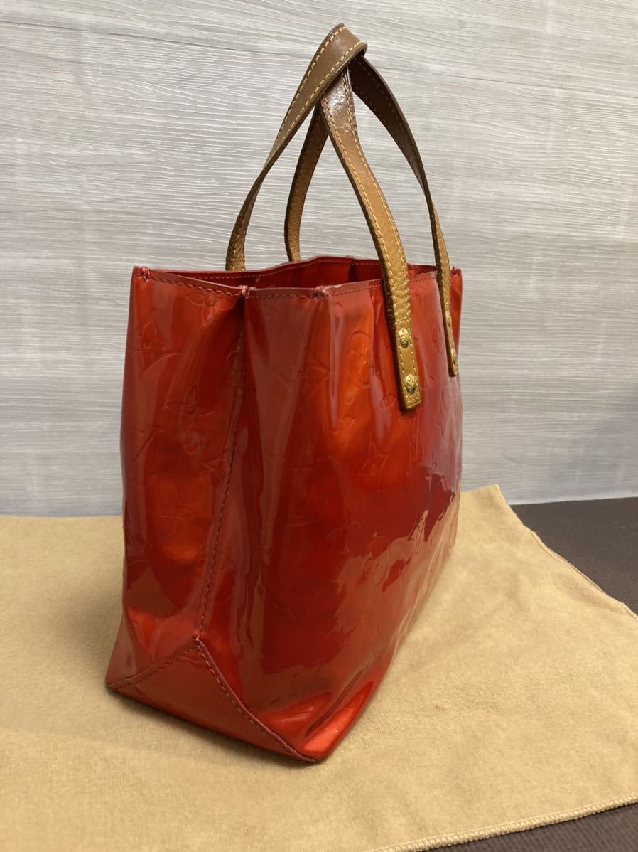 ヤフオク! - 良品 ルイヴィトン ヴェルニ リードPM レッド ハ...