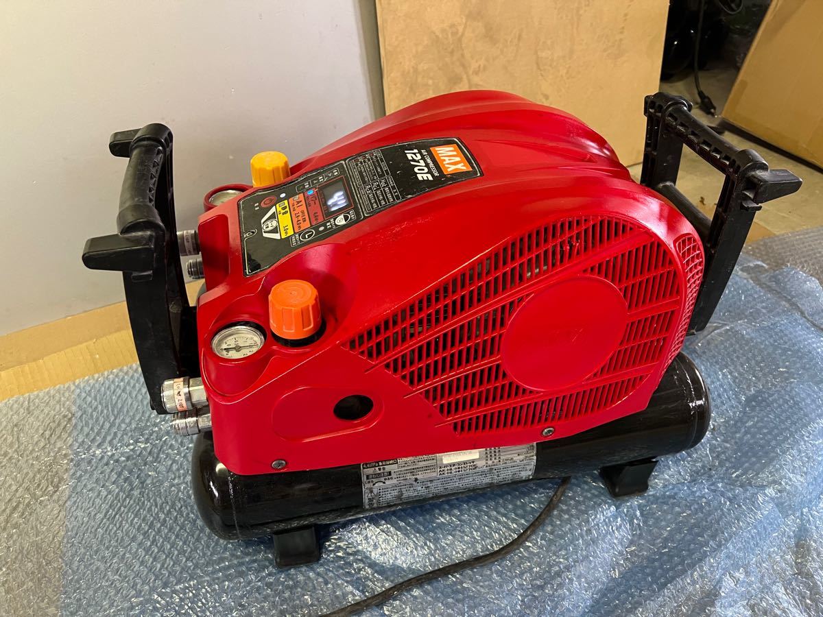 中古】 エアコンプレッサー AK-HL1270E 良品 低騒音マックス elipd.org