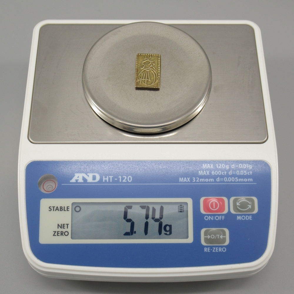 1円～ 安政二分判金 重さ：約5.74g 　古金銀/古銭/二分金/金貨/貨幣/通貨/硬貨/骨董品/江戸　o179oyni-1397134【O商品】_画像10