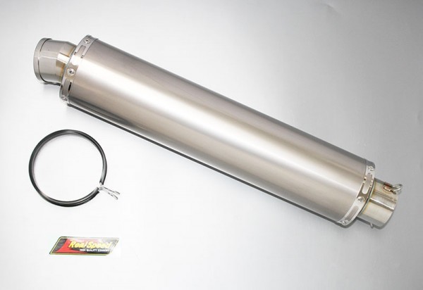 Realspeed 製 汎用 サイレンサー 100φ × 450 mm 差込径 60.5 φ チタン