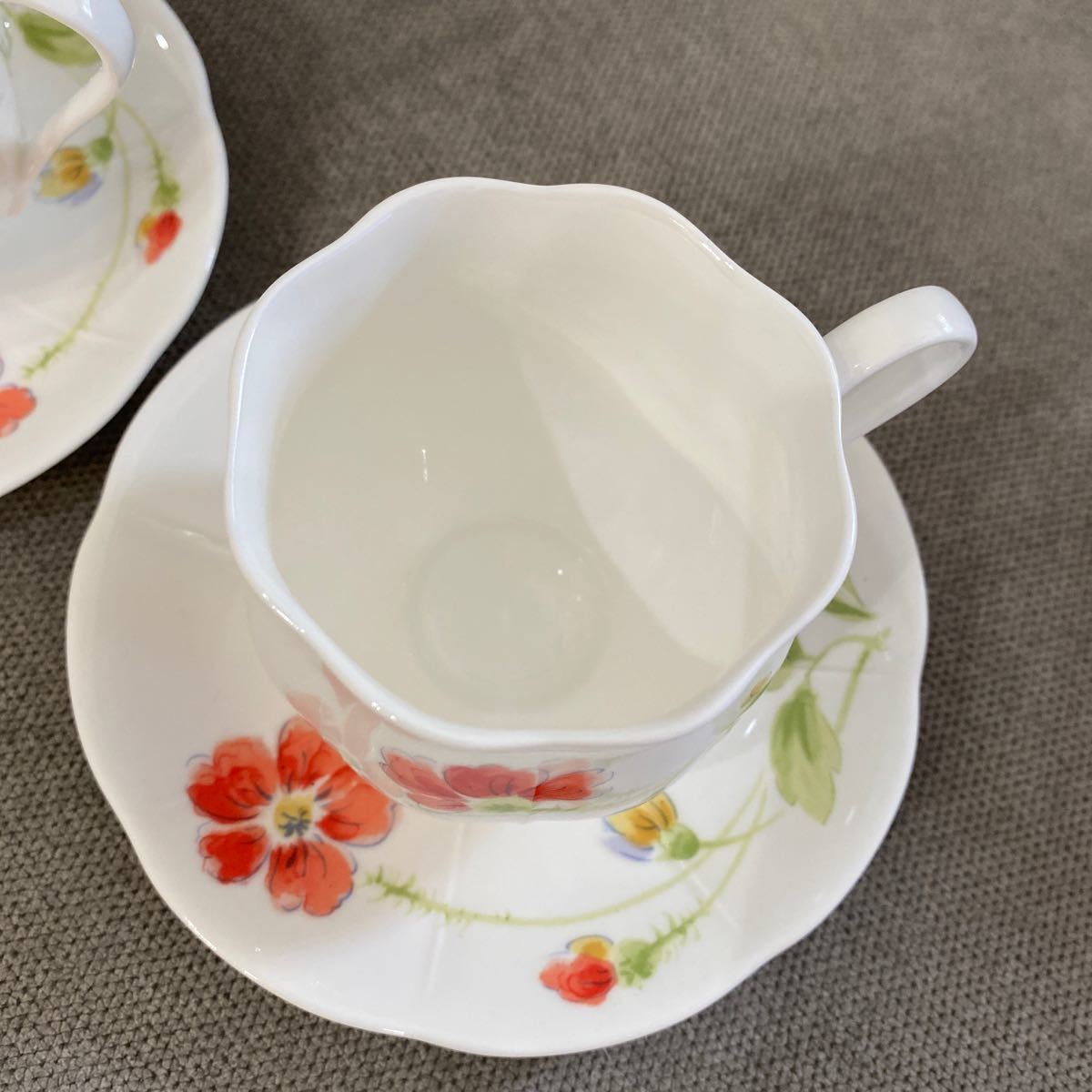 Magna sango china マグナ 三郷陶器 カップ&ソーサー ティー Magna sango china マグナ 三郷陶器 カップ&ソーサー ティー