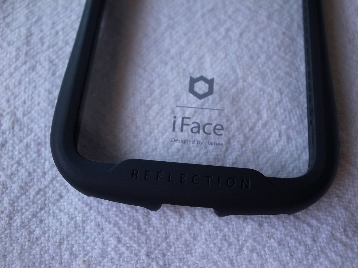 iFace Reflection iPhone SE(第3世代/第2世代)/8/7 ケース クリア 強化ガラス (ブラック) 【税込】