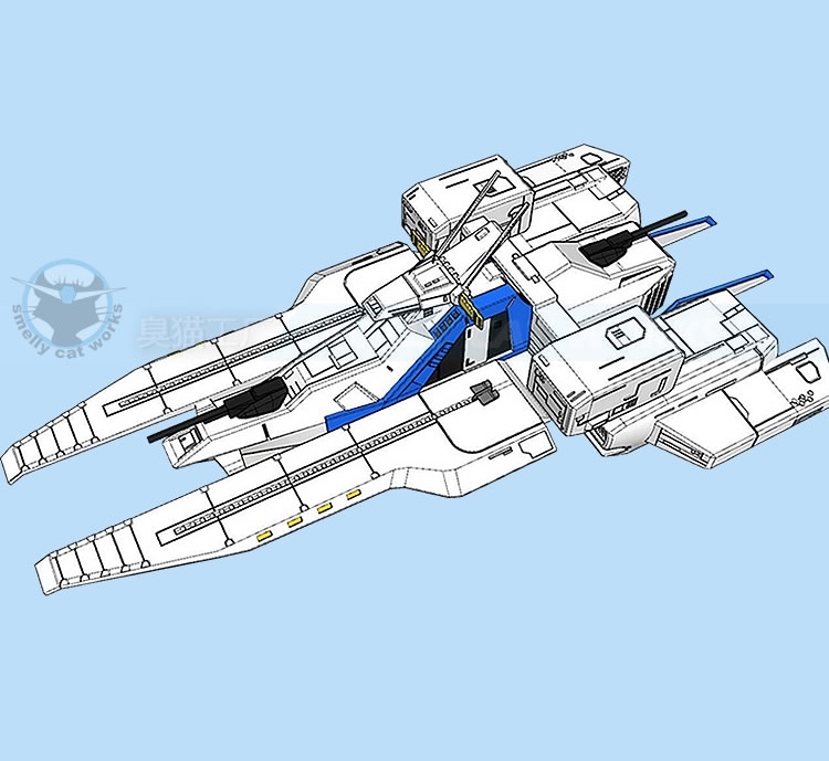 機動戦士ガンダム 1/1700 α任務部隊旗艦 強襲宇宙巡洋戦艦 ペガサスIII
