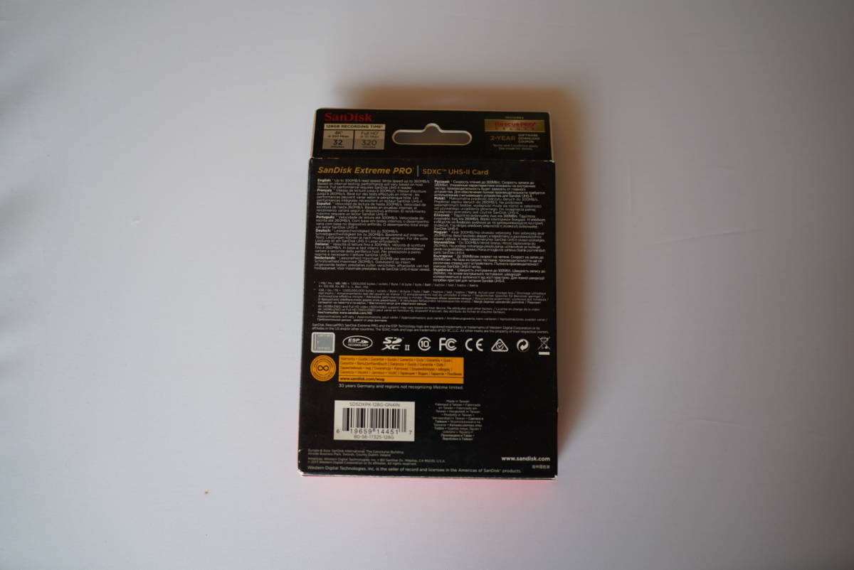 未開封新品】SanDisk Extreme PRO SDカード UHS-II 128GB SDSDXPK-128G