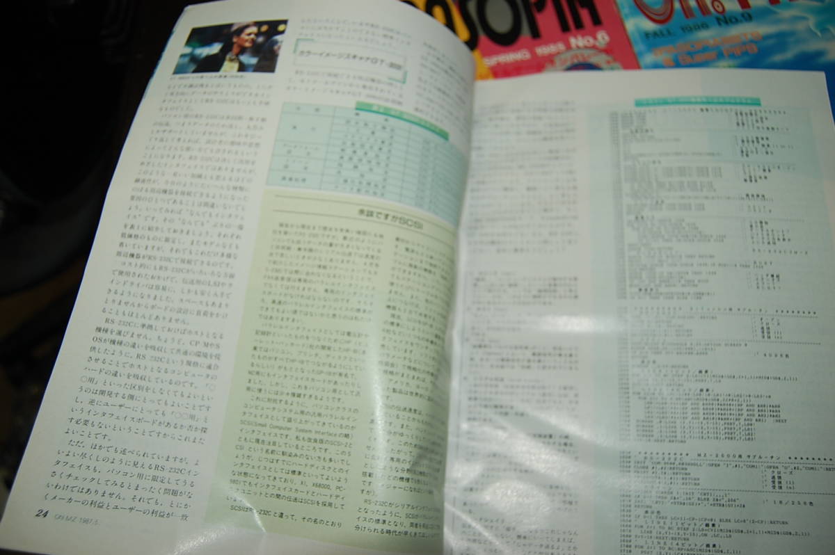  персональный компьютер информация журнал Toshiba[Oh! Pasopia]3 шт. SoftBank [Oh! mz]1 шт. 1985~87
