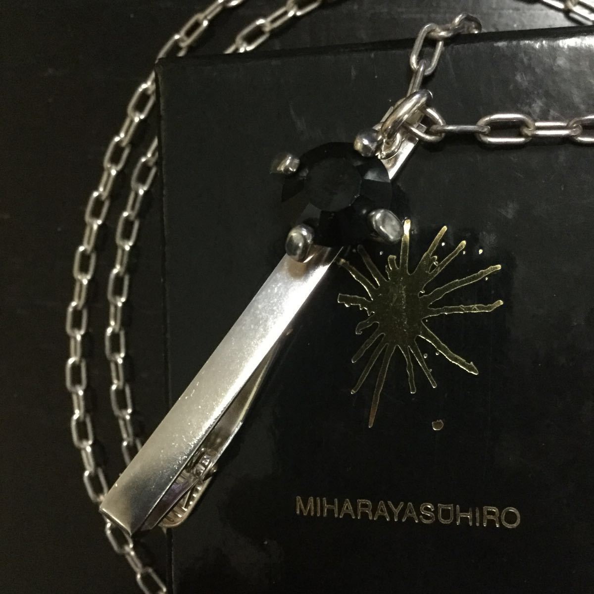  Mihara Yasuhiro SV925 necktie pin type silver pendant necklace MIHARA YASUHIRO Mihara Yasuhiro *