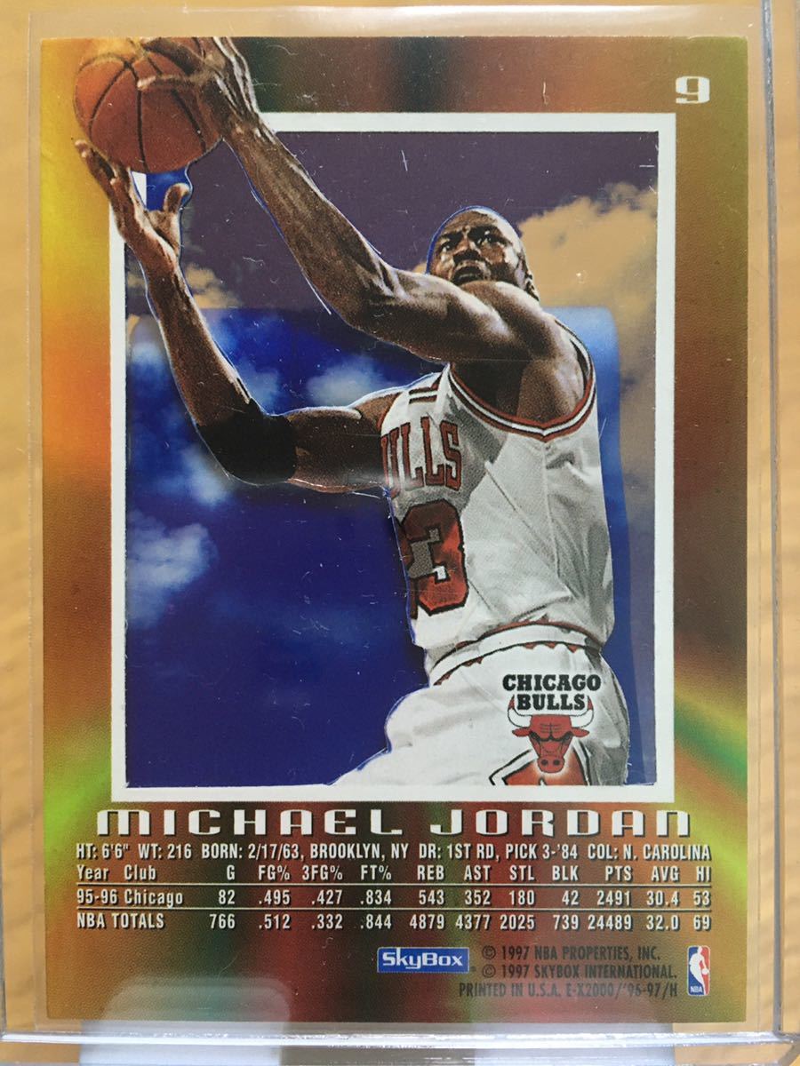 Michael Jordan マイケル・ジョーダン 96-97 E-X2000 #9 | contifarma.pe