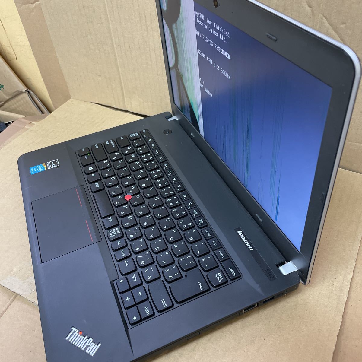 （A-5）Lenovo ThinkPad E440 Core i5-4200M 2.5GHz/4GB/簡易チェック現状品_画像5