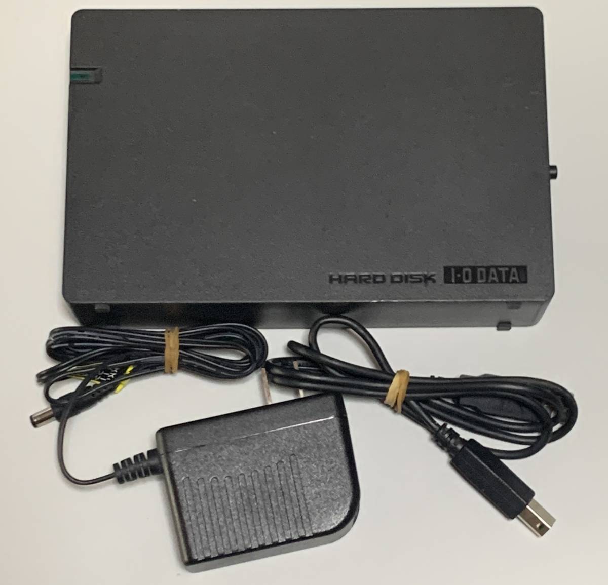 【中古】I・O DATA USB2.0 外付けHDD 1TB HDCA-U1.0CK 使用約4224時間 / ACアダプター・USBケーブル有（ST1000DL002）アイ・オー・データ_画像1