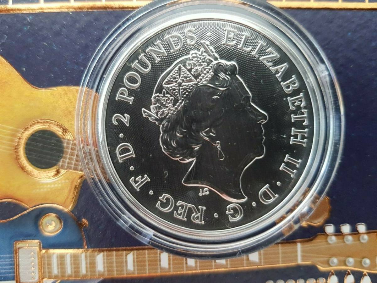 お歳暮 1 最新銀貨 1オンス 2021 OZ 発行数25000! 銀貨! .999 BOWIE
