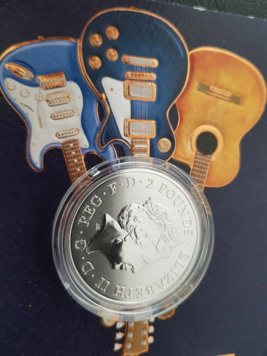 お歳暮 1 最新銀貨 1オンス 2021 OZ 発行数25000! 銀貨! .999 BOWIE