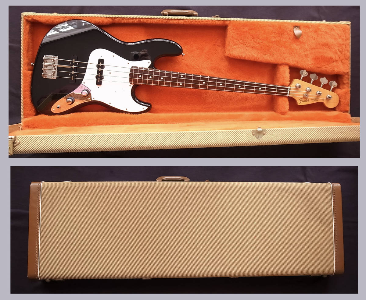  the first period! 1983 JB62-115 BLK JV serial almost full oliJAZZ BASS Fender Japan fender Japan Jazz base 