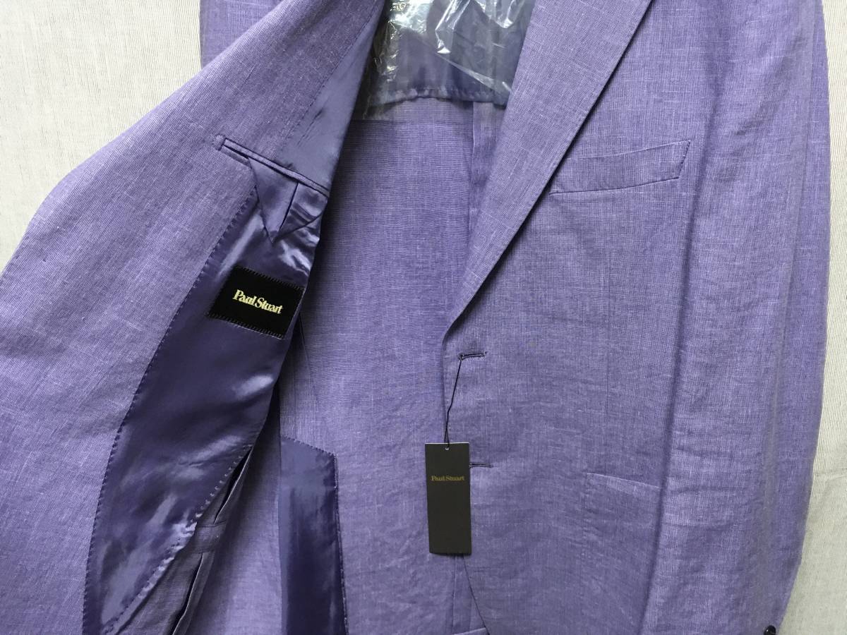 ☆定価75,900☆正規 Paul Stuart MEN ウールリネン ハケメジャケット