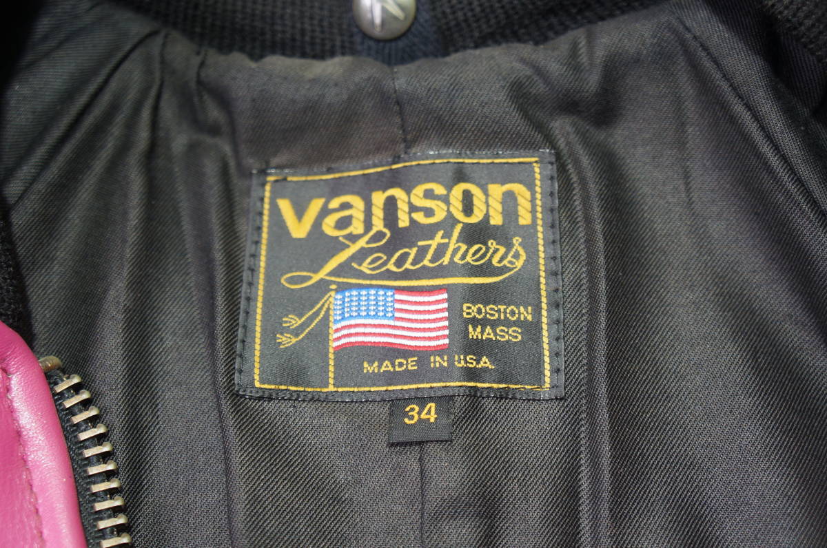 在庫高品質 ヤフオク! Made in USA バンソン - Vanson レザージャケット 超激安お得