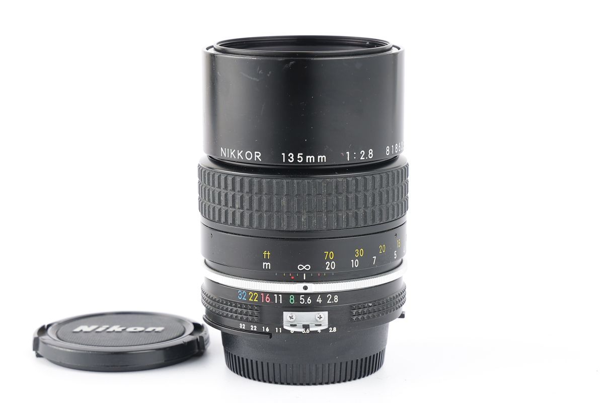 00219cmrk Nikon Ai NIKKOR 135mm F2.8 単焦点 中望遠レンズ Fマウント_画像1