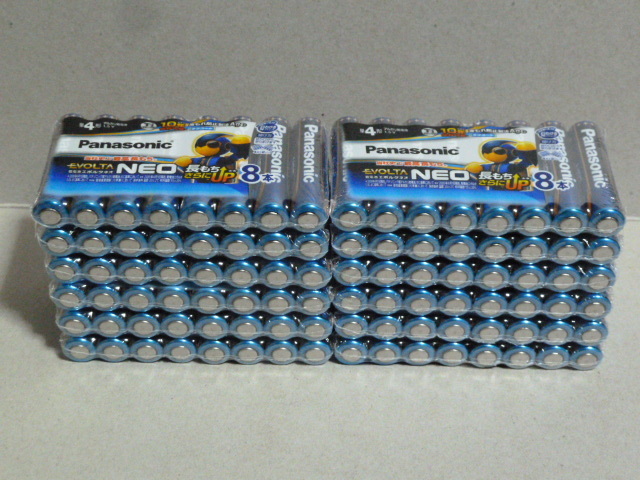 (54) パナソニック　エボルタネオ　アルカリ乾電池　単4形96本_画像1