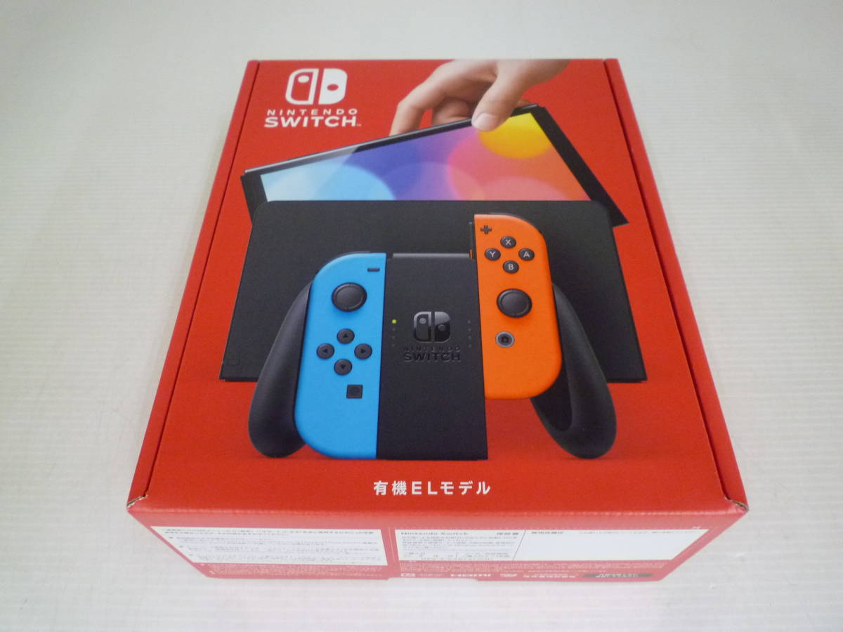 ニンテンドースイッチ　Nintendo Switch 　有機ELモデル　Joy-Con(L)/(R)ネオンブルー／レッド_画像1