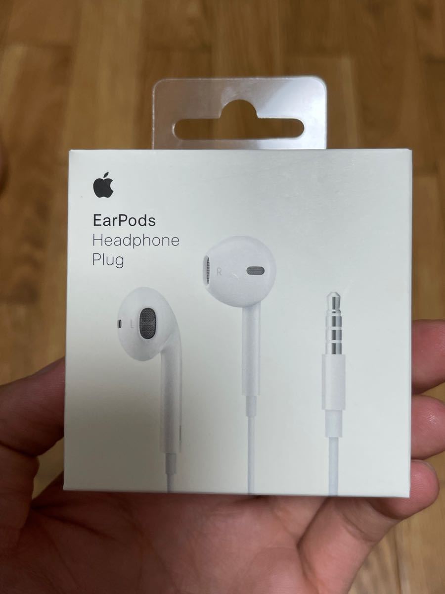Apple純正品】iPhone 純正イヤホン イヤホンジャック型 新品未 Apple純正品】iPhone 純正イヤホン イヤホンジャック型 新品未