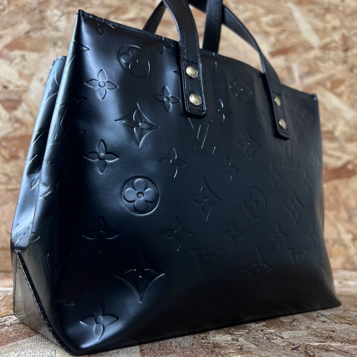 Louis Vuitton 1円☆美品☆ リードPM マットブラック 黒 ハンドバッグ