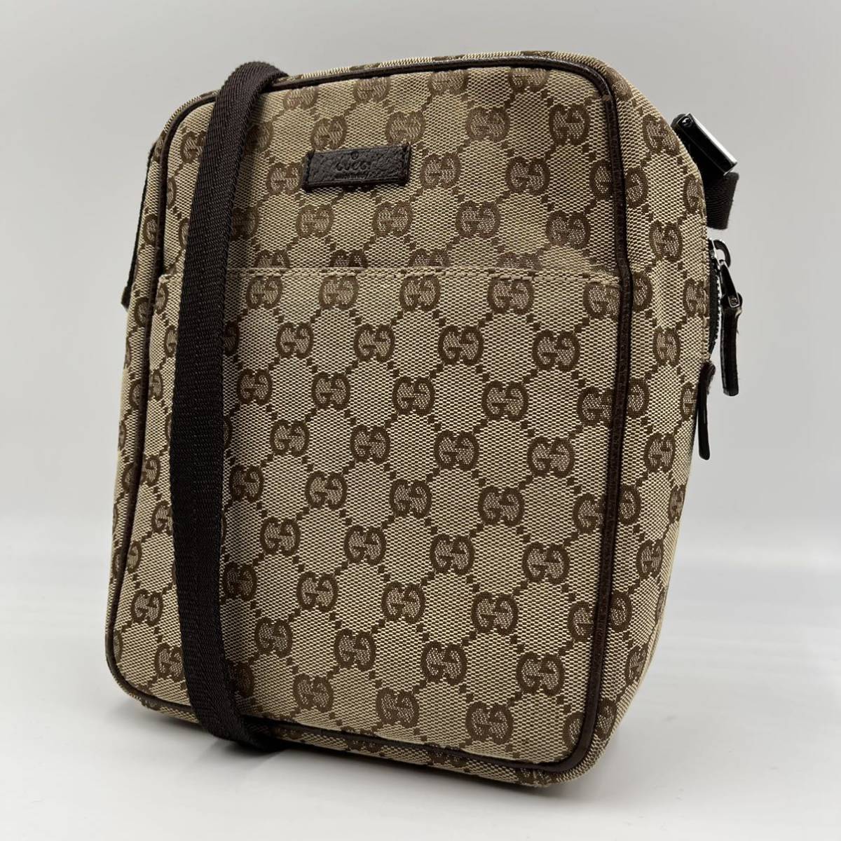 1円 【極美品】 GUCCI グッチ ショルダーバッグ カメラバッグ GG柄