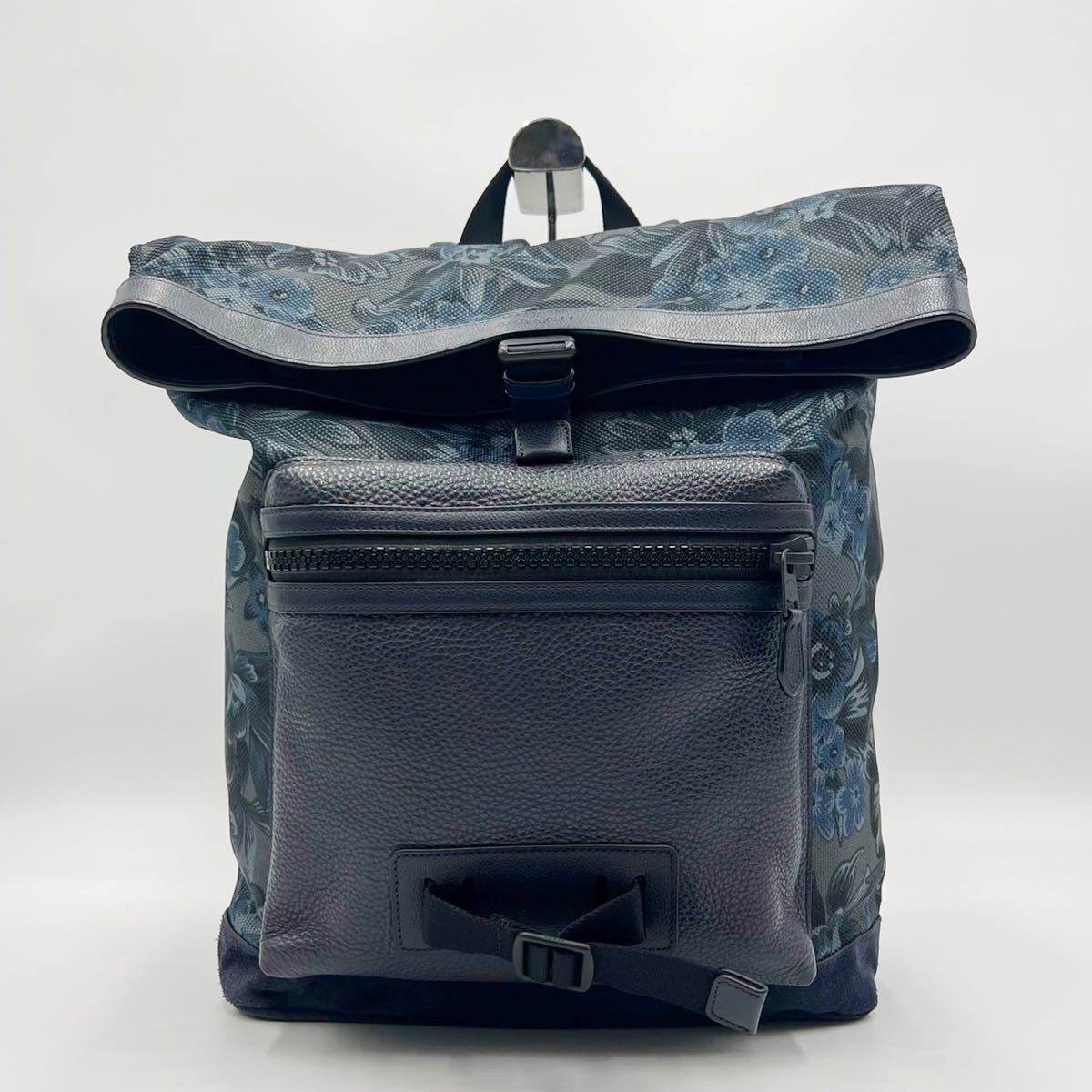 1円 【未使用級】 メンズ COACH コーチ リュック デイパック バッグ