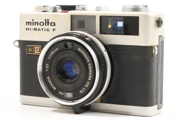 220080 ミノルタ MINOLTA Hi MATIC F コンパクトカメラ フィルム 現状品_画像1