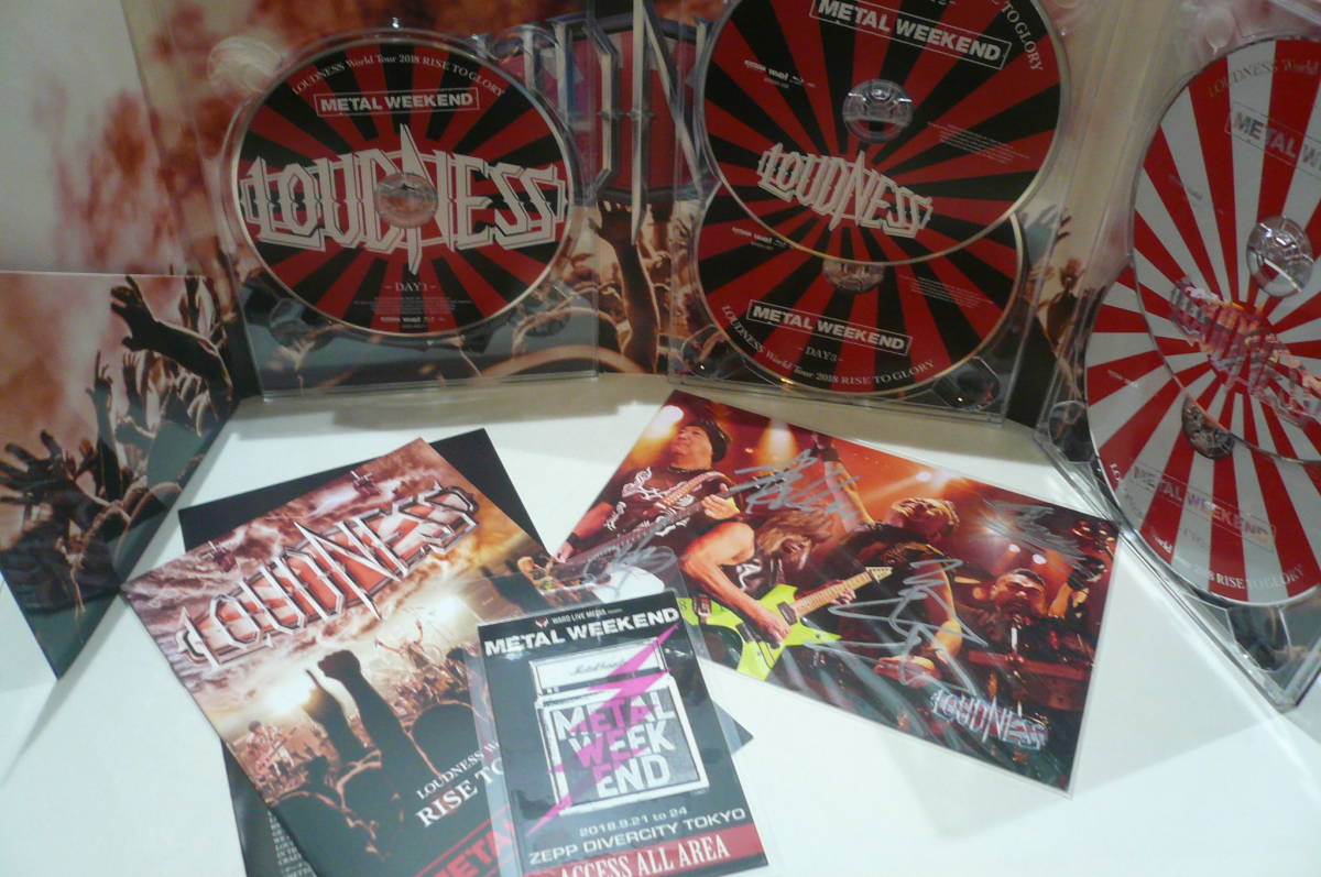 *LOUDNESS[World Tour 2018 RISE TO GLORY METAL WEEKEND] mail order limitation record 3Blu-ray+2CD*