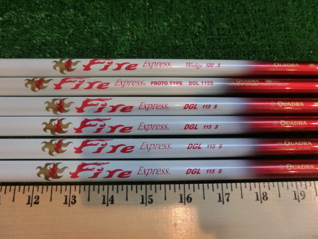 アイアン用カーボンシャフト Fireexpress DGL115のSシャフト 5-PW用 6