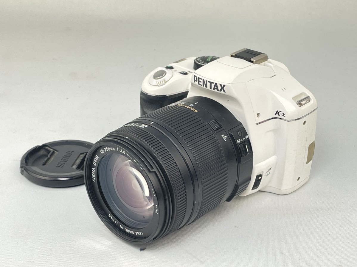 PENTAX K-X Wズームキット WHITE ジャンク品 品数豊富! PENTAX ジャンク品 WHITE Wズームキット K-X デジタルカメラ