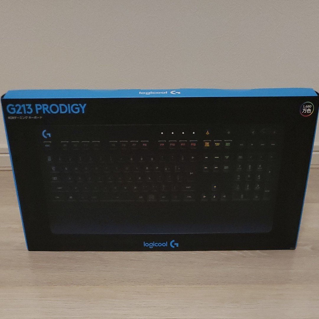 ロジクール RGB ゲーミングキーボード PRODIGY G213 （ブラック） Logicool　新品未使用