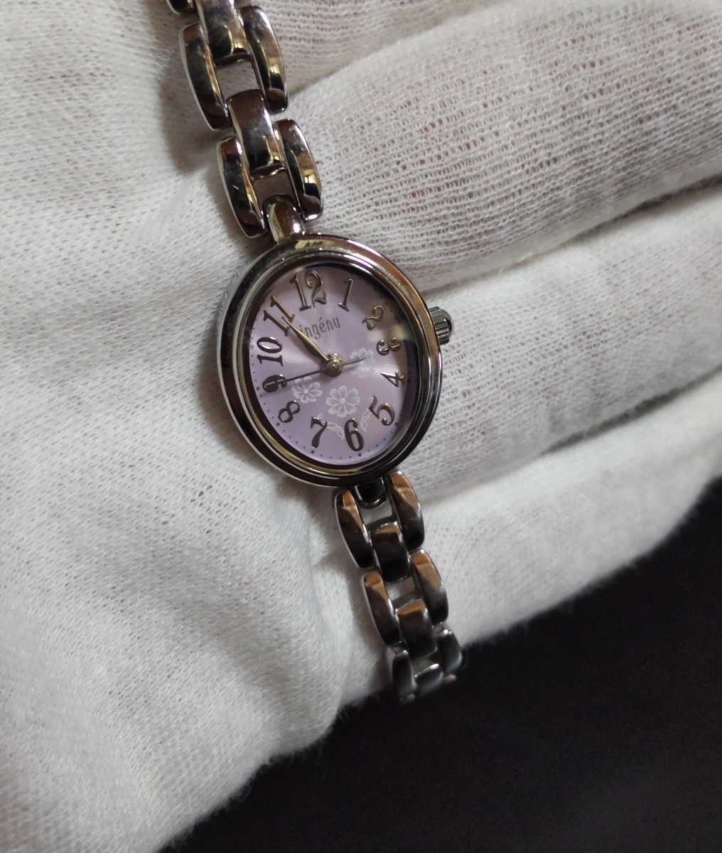 * complete sale model *seiko alba Seiko Alba ingenu ingenu lady's wristwatch clock purple purple silver 