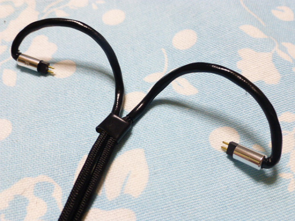 カスタム IEM 2ピン オーグライン+pt撚り線 & +α撚り線 八芯 ブレイド編み 銀メッキ CINQBES 3.5mm3極 (MMCX 4.4mm5極 2.5mm4極 変更可 2