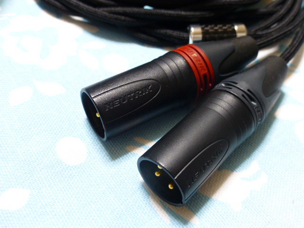 SENNHEISER HD800 HD800S HD820 Cascade ケーブル BELDEN 1804a 八芯 300cm XLRコネクタ 3ピン ×2 かなり長め ( 4ピン 4.4mm5極 変更可_画像3