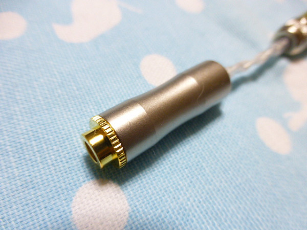 4.4mm5極 (メス) → RHA Dacamp L1 miniXLR 4ピン 変換ケーブル オーグ
